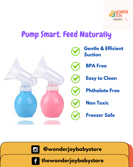 Portable Silicon Manual Breast Feeding Pump