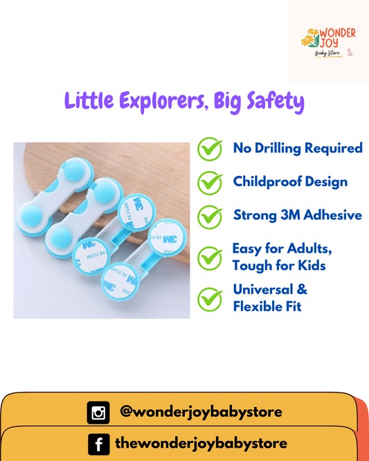 6 Piece Stick on Baby Safety Locks