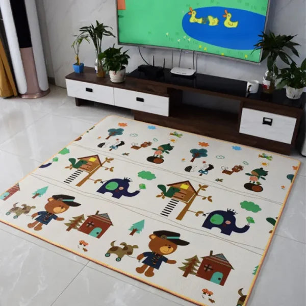 Double-Sided Waterproof Foam Playmat for Infants & Toddlers