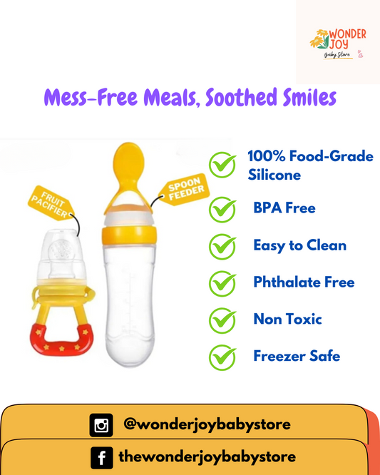 Food Pacifier + Feeder Spoon Combo Deal