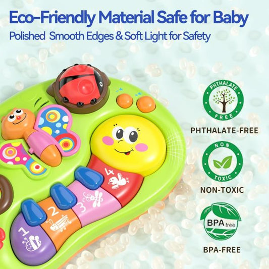 Smiley Baby Piano – Light Up Musical Toy